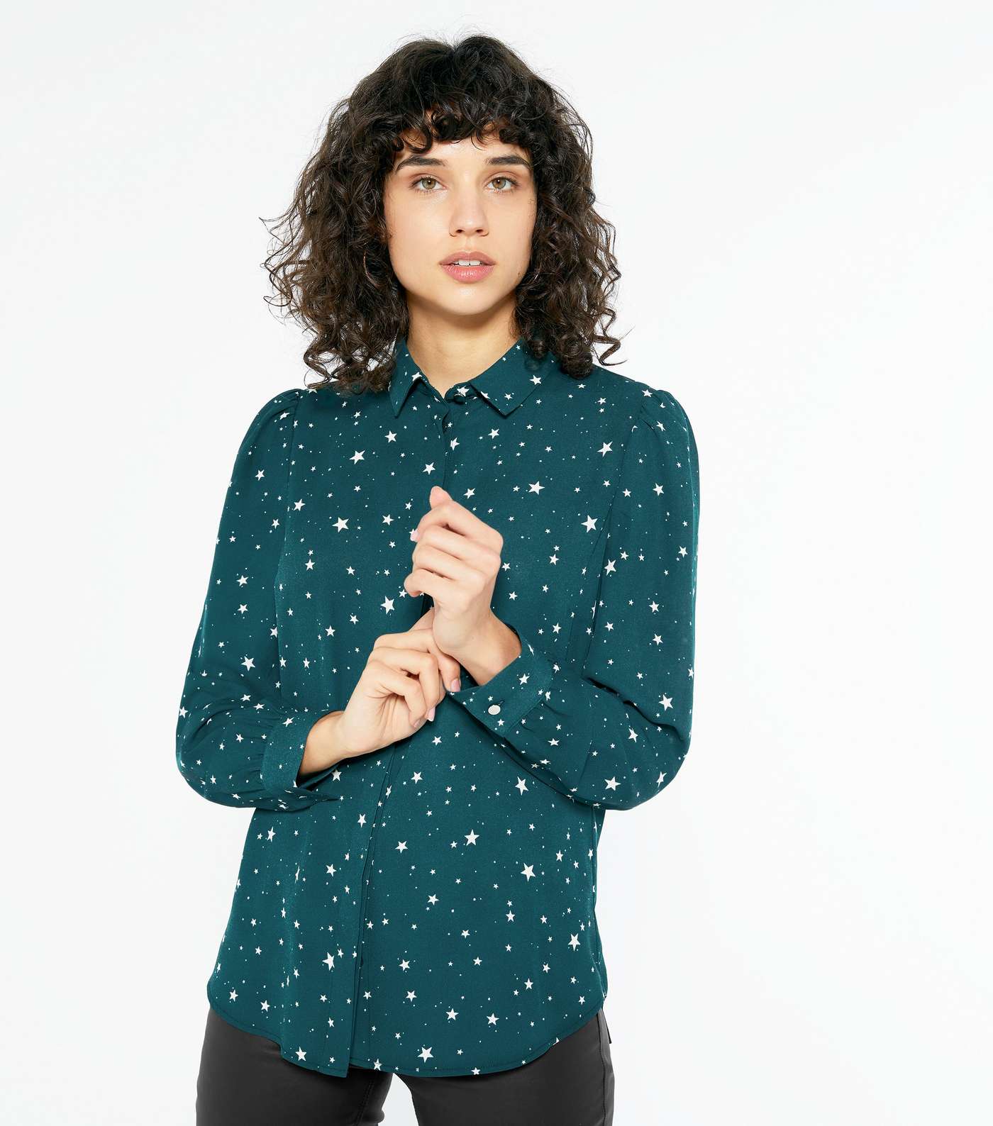 Green Star Long Sleeve Shirt 