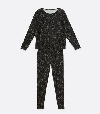 Black soft touch pyjamas Clearance