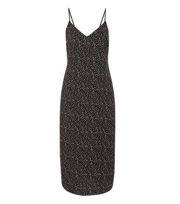 new look black slip dress