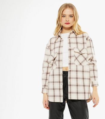 checked shirt womens new look