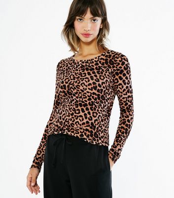 new look leopard print shirt