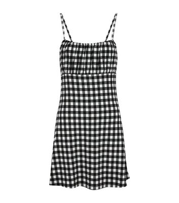 Strappy clearance gingham dress