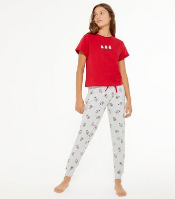 avocado christmas pyjamas