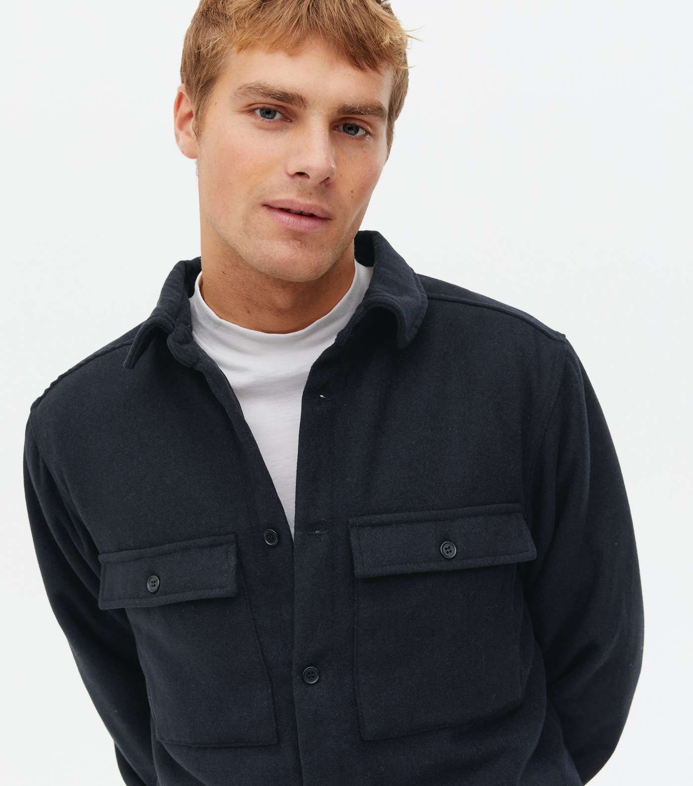 Black Quilted Long Sleeve Shirt Image 3