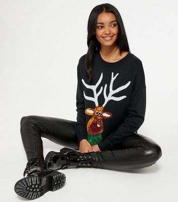 womens black christmas jumper