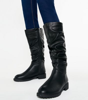 slouch boots wide fit