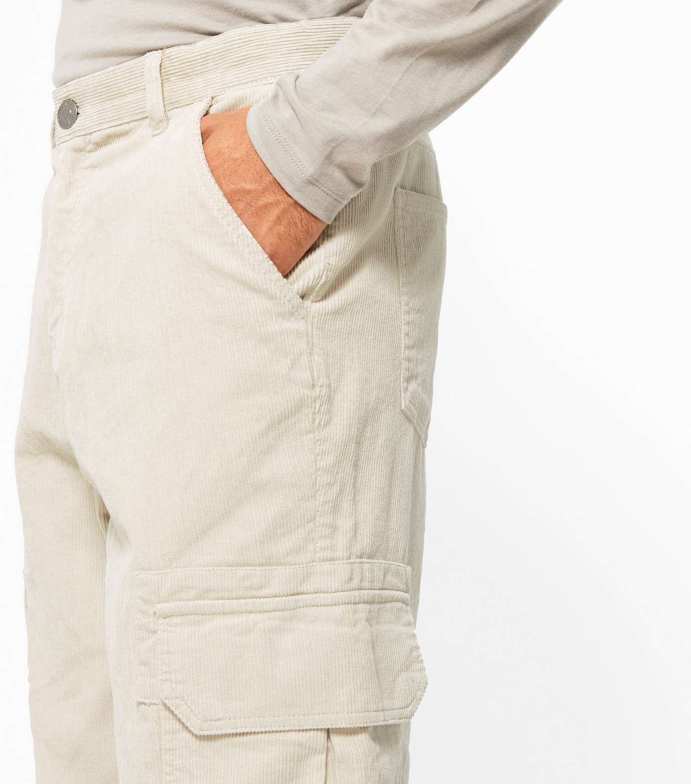 Stone Cord Cargo Trousers  Image 3