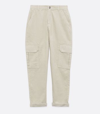 stone cord cargo trousers