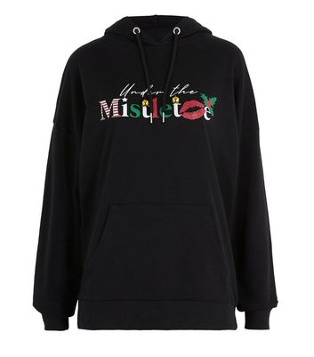 black christmas hoodie