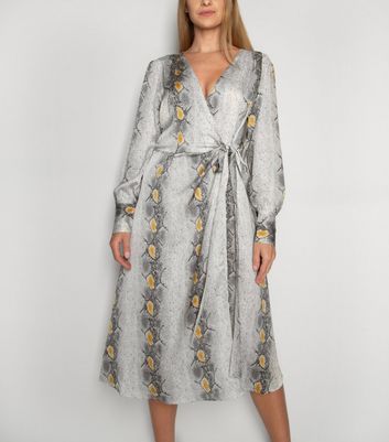 gray wrap dresses