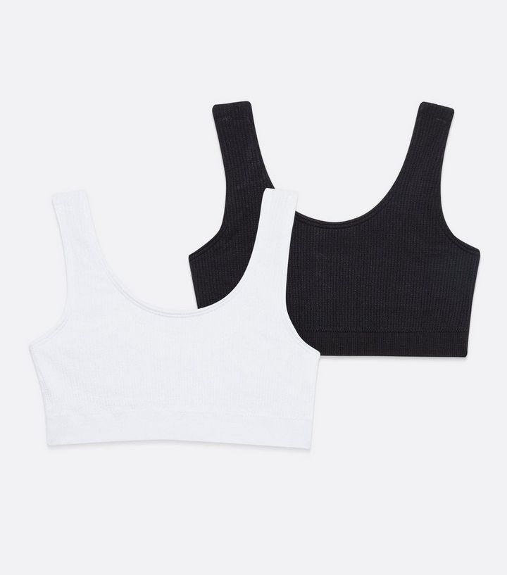 images Crop Tops For Girls Black new look