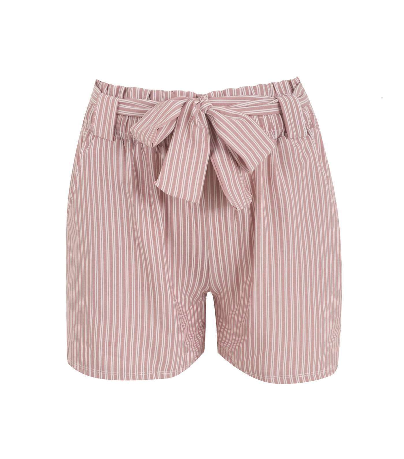 Pink Vanilla Pink Stripe High Waist Shorts