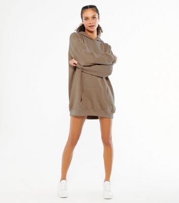 Hoodie dress new on sale look