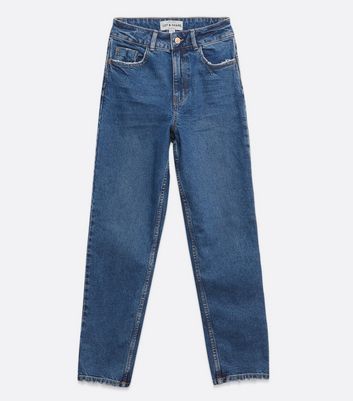 blue waist enhance tori mom jeans