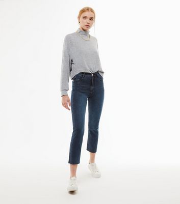 Navy Ankle Grazing Hannah Straight Leg 