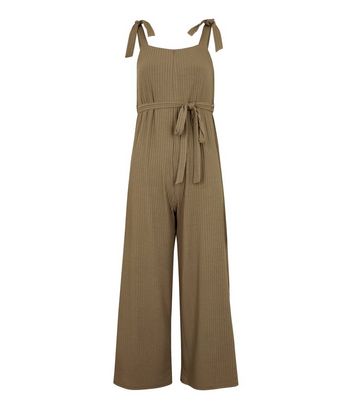 petite khaki jumpsuit