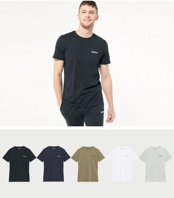 jack and jones 5 pack t shirts