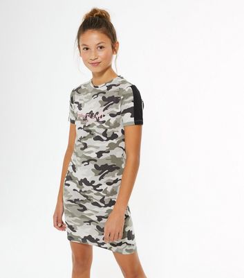 camouflage dress new look