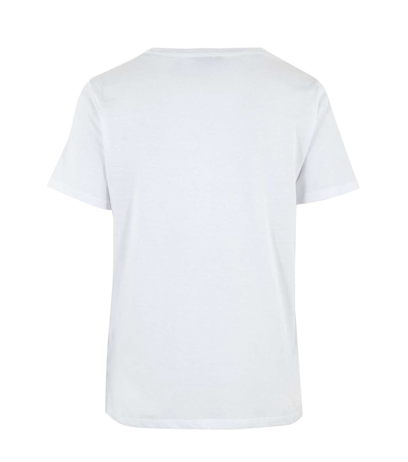 Petite White Video Call Outfit Slogan T-Shirt Image 2