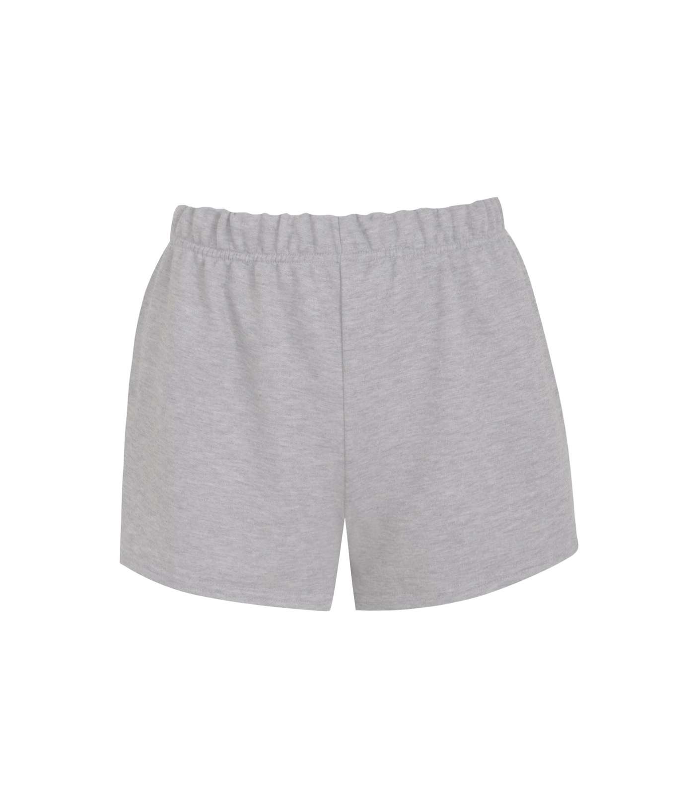 Pale Grey Elasticated Waist Shorts  Image 5