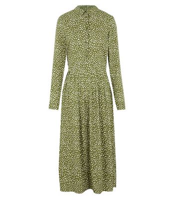 new look green shirt dress