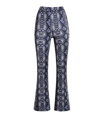 Slangenprint hot sale flared pants