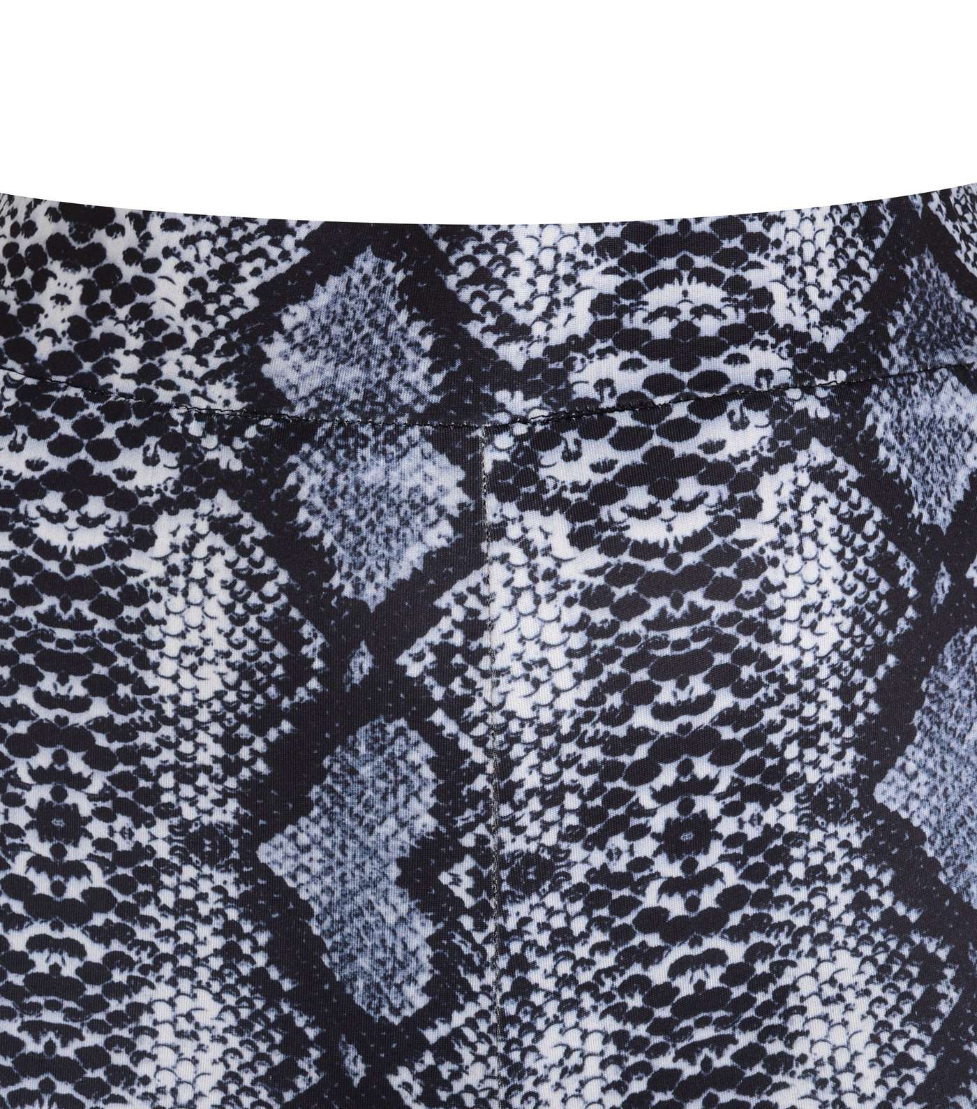 Blue Snake Print Flared Trousers  Image 3