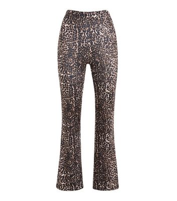 Animal Print Trousers  Wide  Cropped Trousers  Next