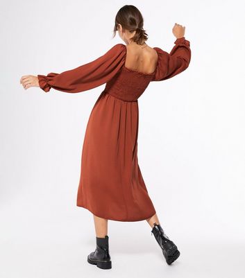 New look 2024 rust dress