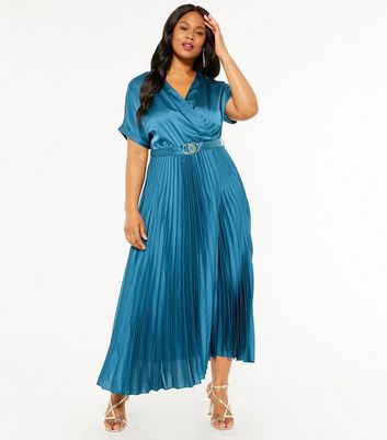 New look hot sale teal dress