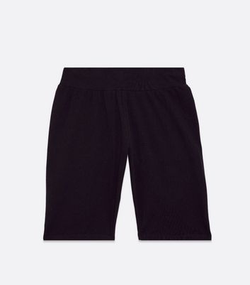 Curves Black High Waist Cycling Shorts 
