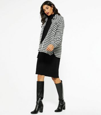 black jumper dress new look