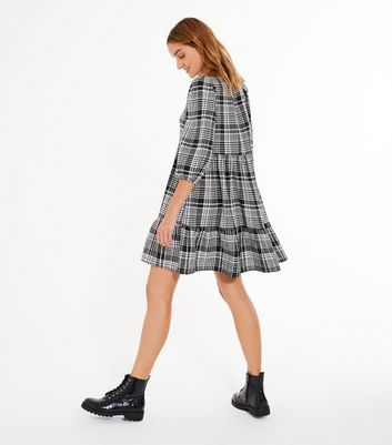 new look crinkle smock dress