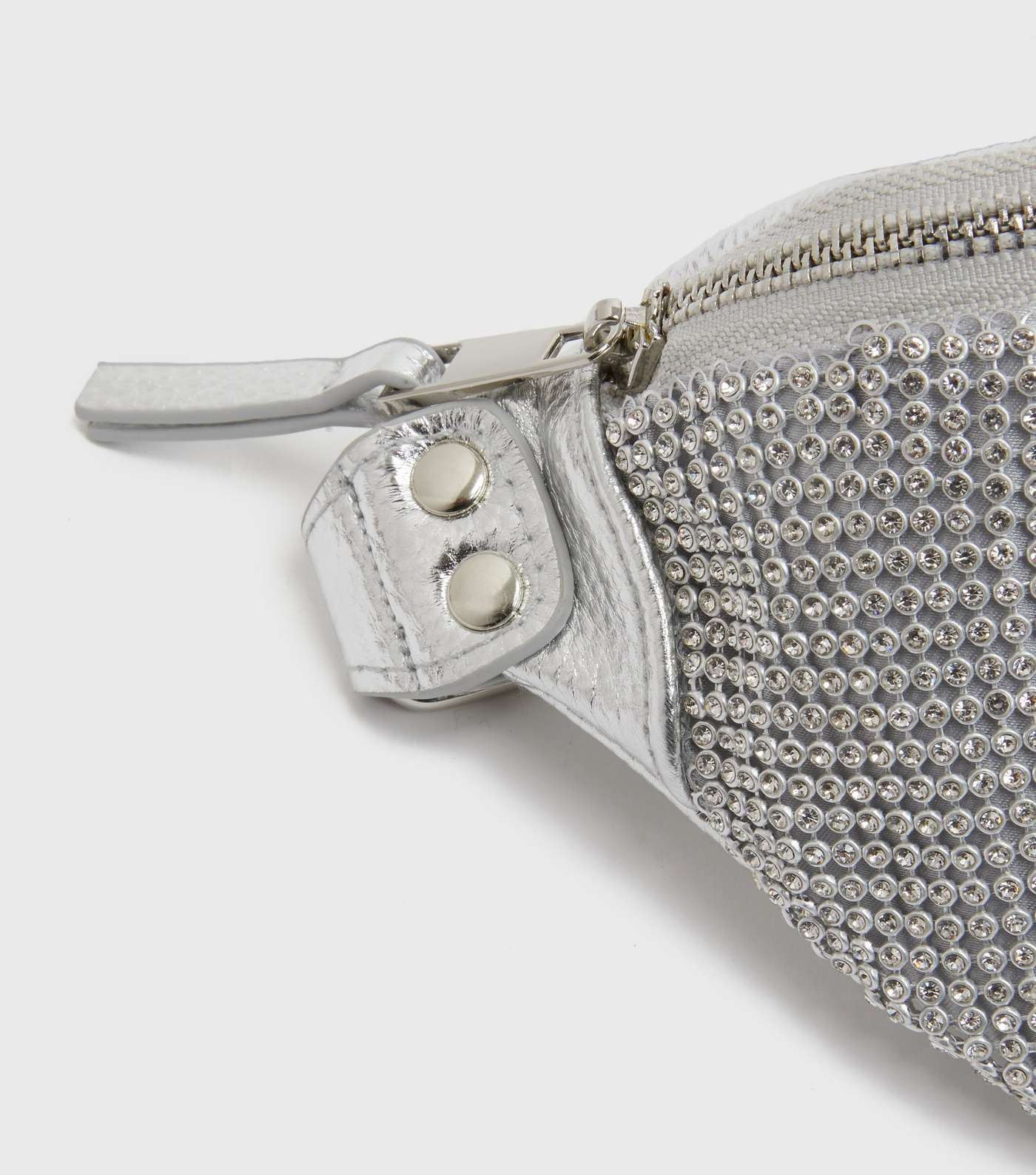 Silver Diamanté Bum Bag Image 4