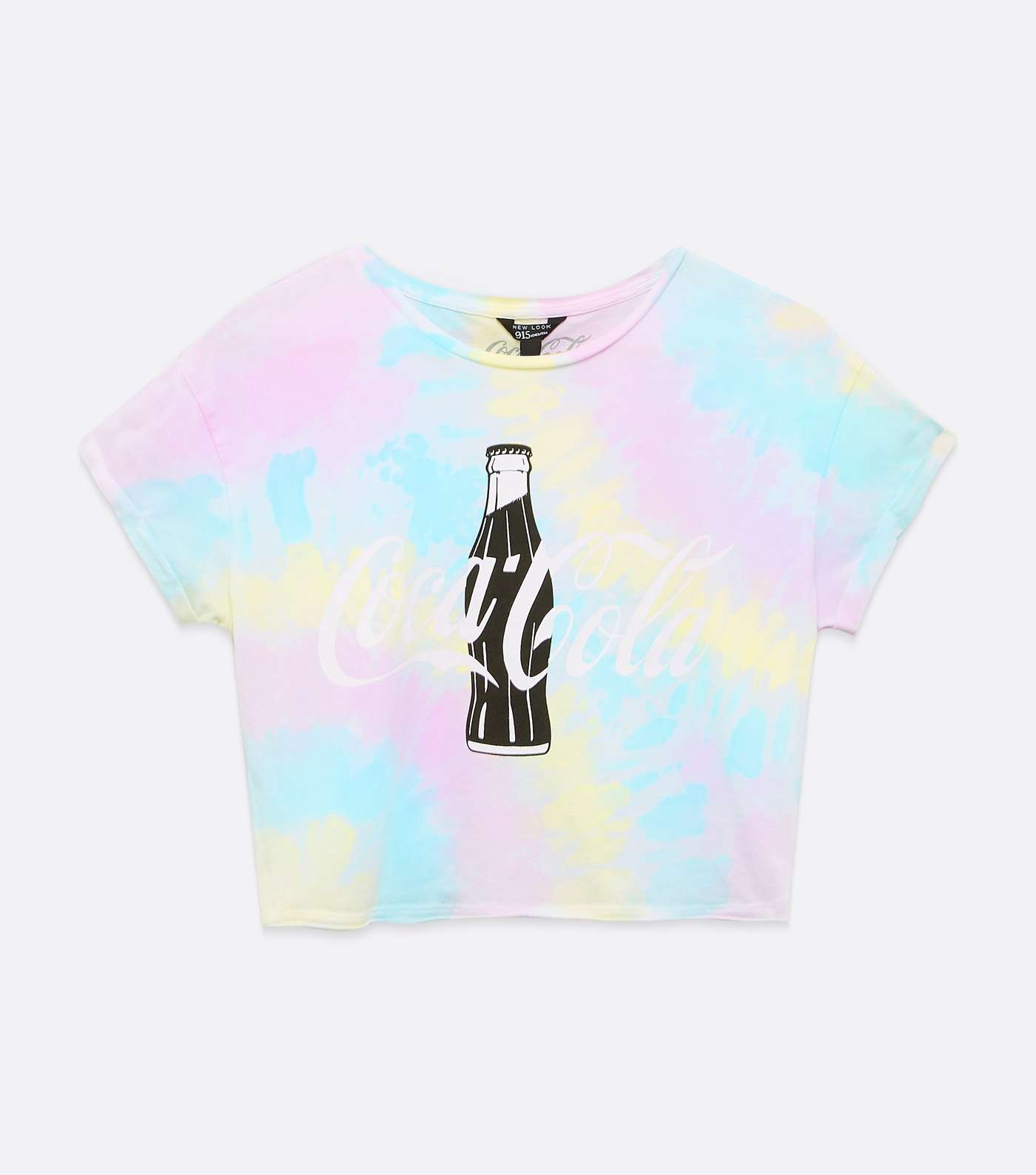 Girls Multicoloured Tie Dye Coca-Cola Logo T-Shirt Image 5