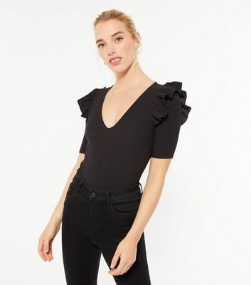 Frill bodysuit hotsell