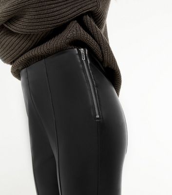 new look faux leather leggings
