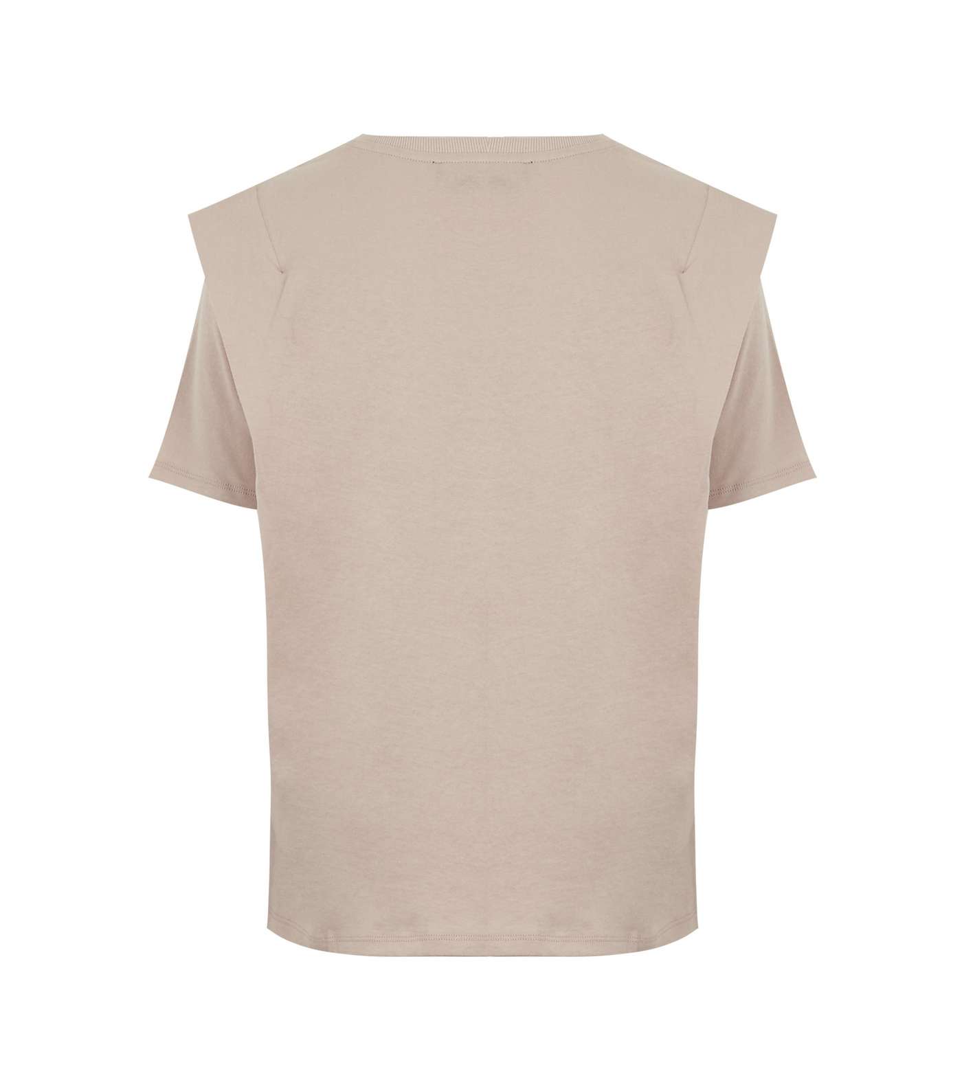 Mink Cotton Extended Shoulder T-Shirt Image 2