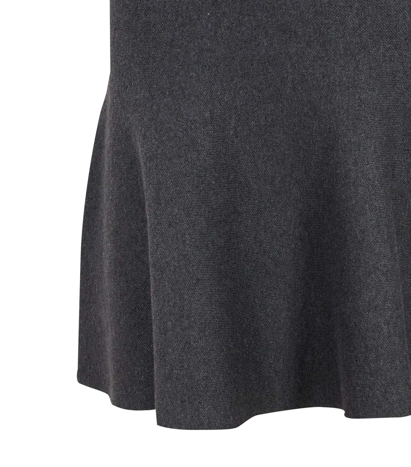 Grey Marl Mini Flippy Skirt Image 3