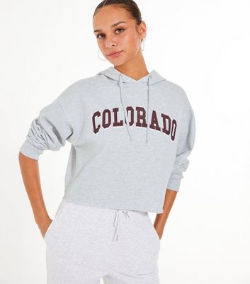 Cropped hoodie new look Clearance