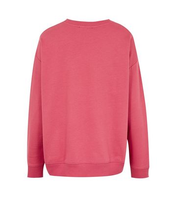 hot pink crewneck