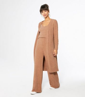 teddy maxi cardigan