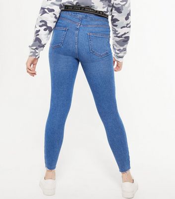 high waisted ripped jeans for girls