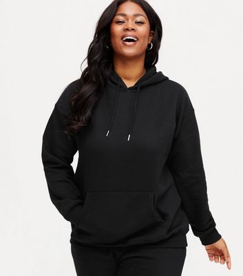 womens black oversized hoodie