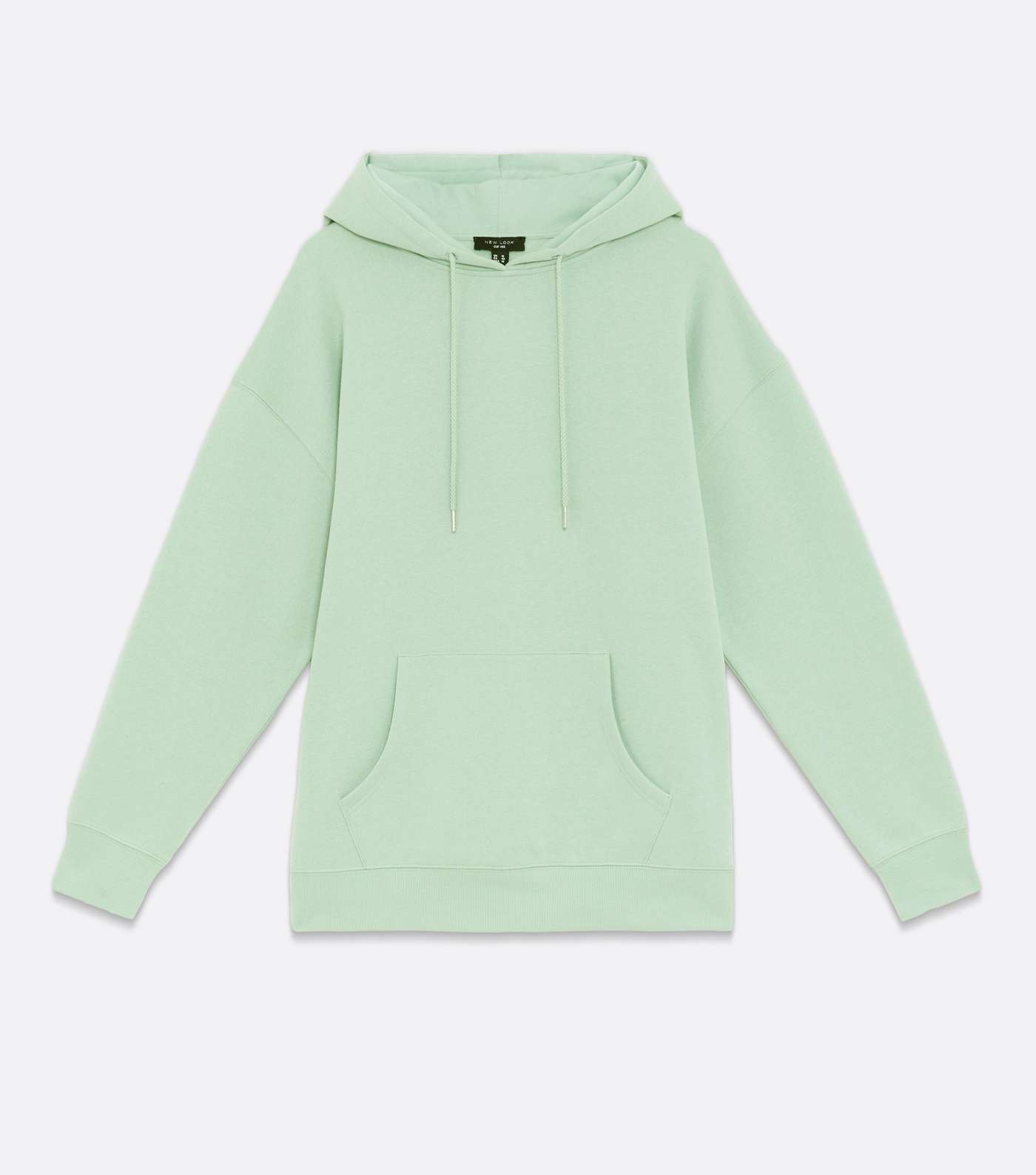 Curves Light Green Oversized Hoodie Image 5