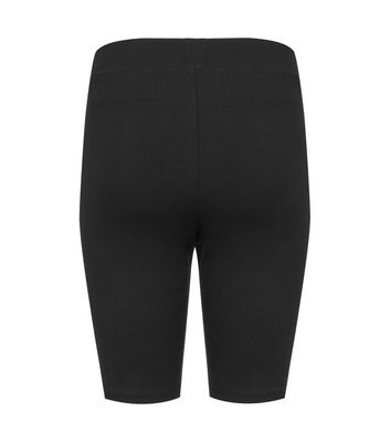 Image of Black Side Stripe Cycling Shorts New Look