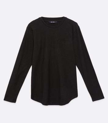 Image of Only & Sons Black Long Sleeve T-Shirt New Look
