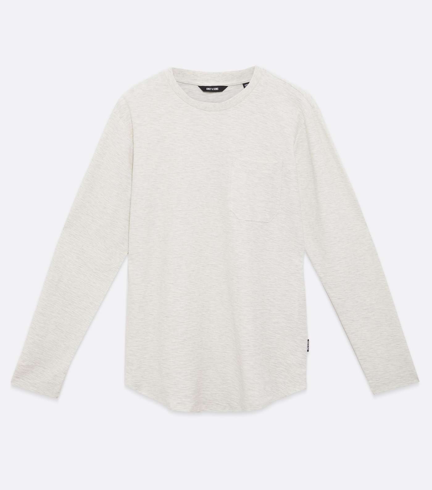 Only & Sons Cream Long Sleeve T-Shirt  Image 5