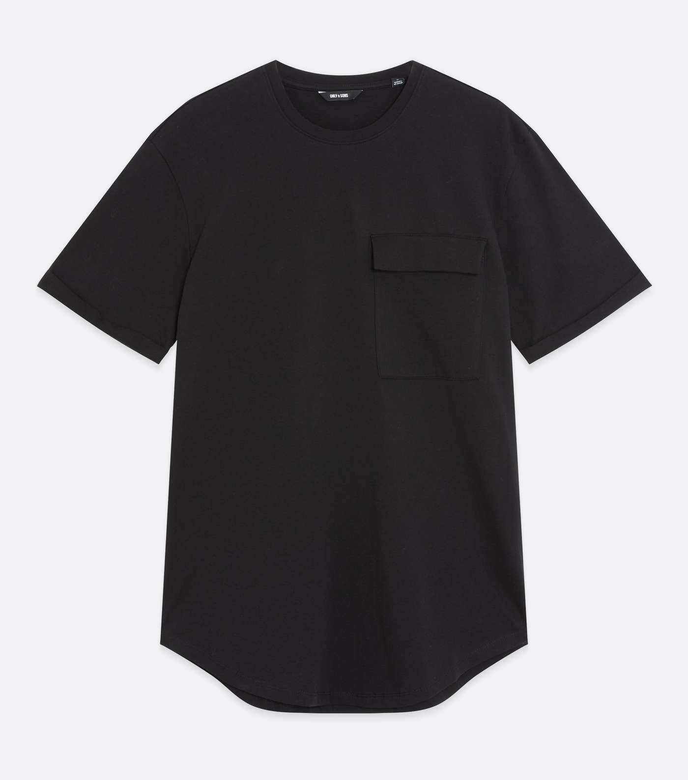 Only & Sons Black Pocket T-Shirt Image 5