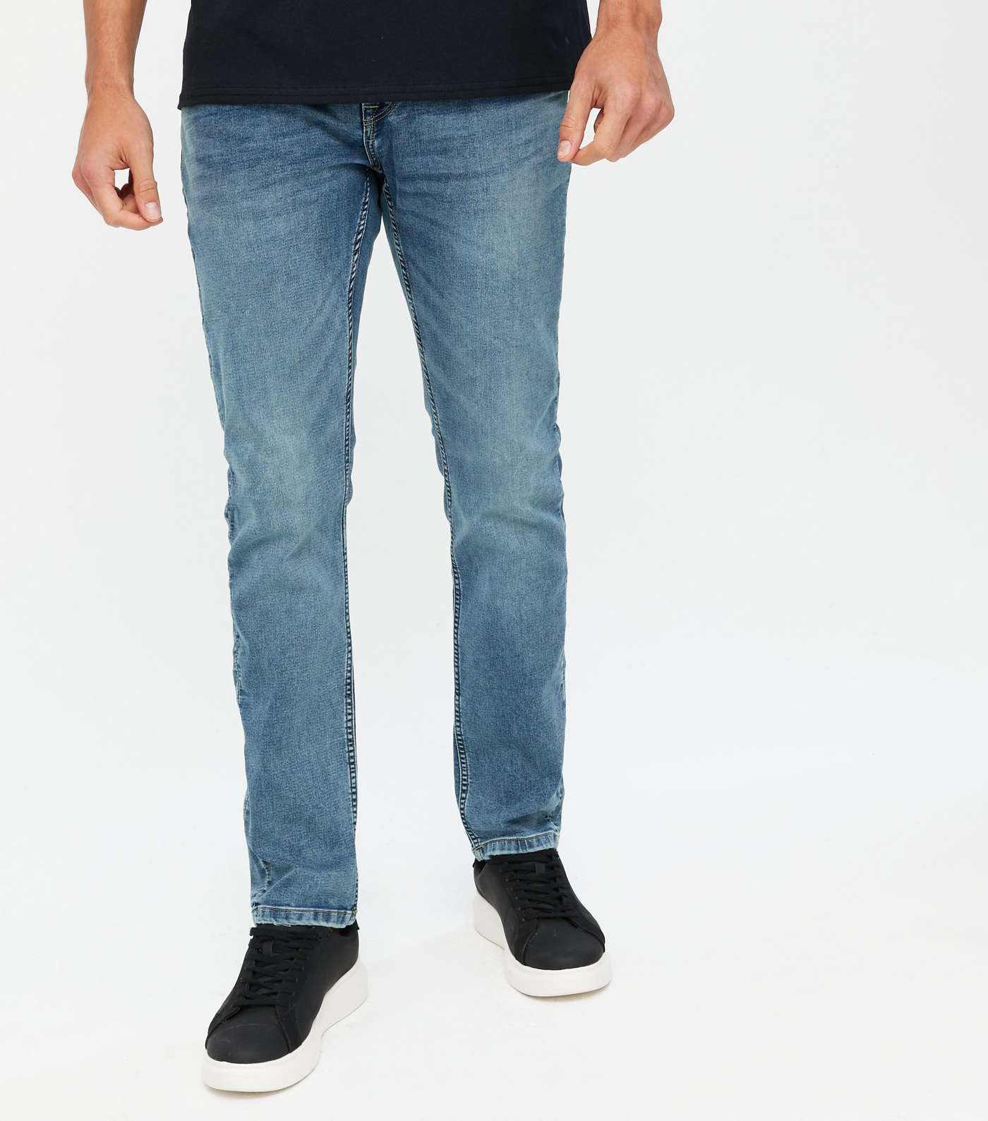 Only & Sons Bright Blue Slim Leg Jeans Image 2